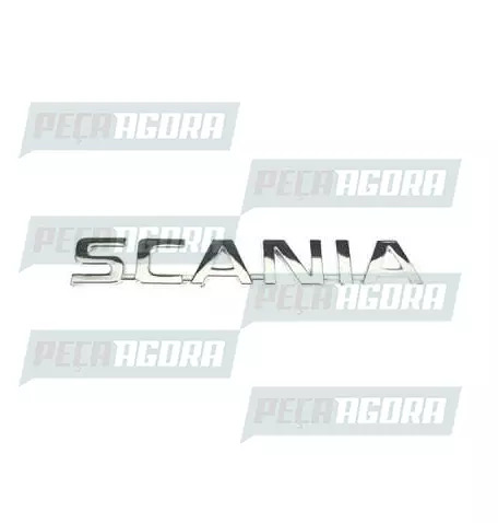 EMBLEMA PLASTICO CROMADO ''PARA SCANIA'' (422811)