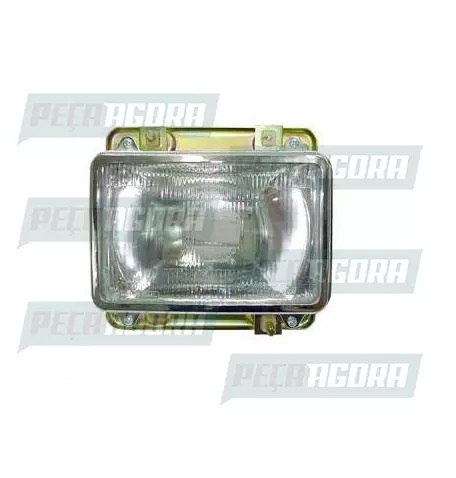FAROL MB 1114 CARA PRETA ARO CROMADO SEM VIGIA (3118209261)