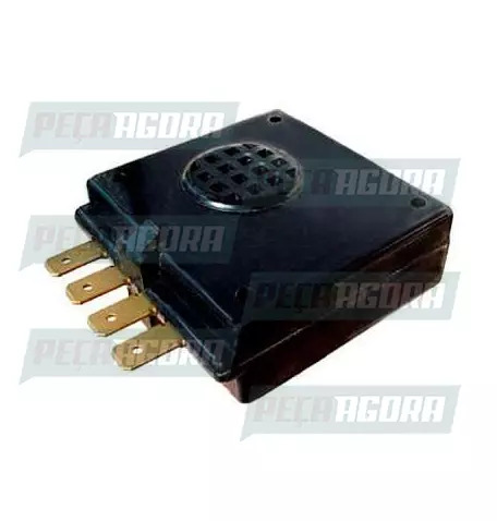 SINALIZADOR ELETRONICO QUADRADO GM/VOLKSWAGEN 4 TERM.SEM SUPORTE BIVOLT DNI 0513