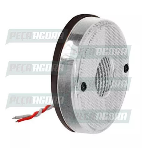 LANTERNA LATERAL RANDON 2000 LED SOQUETE INTERNO BASE RETA CR.PRADOLUX PL0526 (4