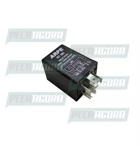 RELE 6 TERMINAIS 24V LIMPADOR/PARA-BRISA MERCEDES BENZ SEM SUPORTE ARPE (459280)