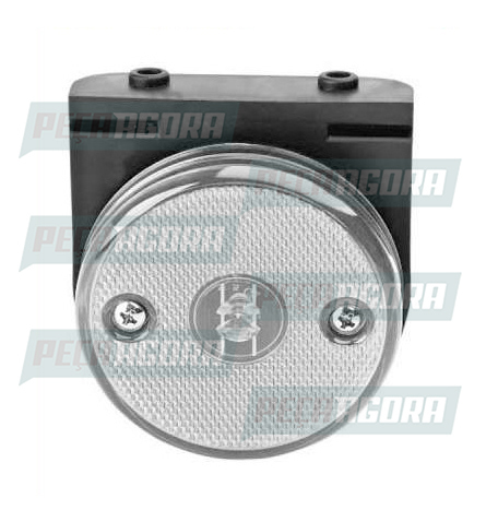 LANTERNA LATERAL GUERRA LED BIVOLT COM SUPORTE AVULSO 88MM -CR.IVA (453129)