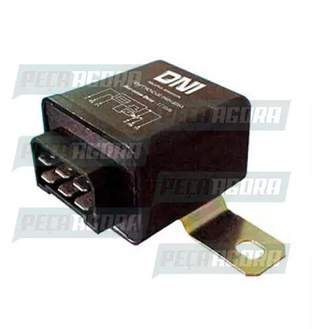 RELE 6 TERMINAIS 12V LIMPADOR/PARA-BRISA MERCEDES BENZ DUPLA FIXACAO DNI 0811 (4