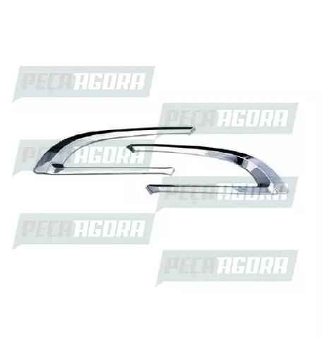 PAR ACABAMENTO ENTRADA AR PARA SCANIA G/R SERIE 5 2010.. CROMADO (445717)