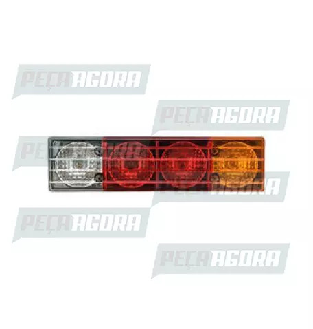 LENTE TRASEIRA MERCEDES BENZ 1618 BICUDO LISA 077PS SINALSUL (421896)