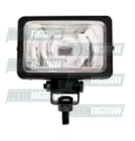PAR FAROL MINI RETANGULAR CHAPA 92X62MM CRISTAL FORT LUZ (448701)