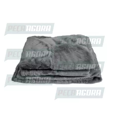 CAPA PELUCIA CHINIL BANCO S/LOGO MB 608D/708 MOTORISTA/CARONA GAUCHA CINZA (4489