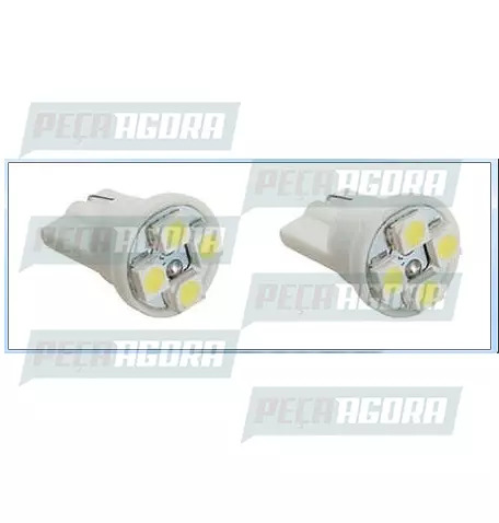 PAR LAMPADA IMPORTADA LED ESMAGADA 24V 04 LEDS AZUL (PAR) (426965)