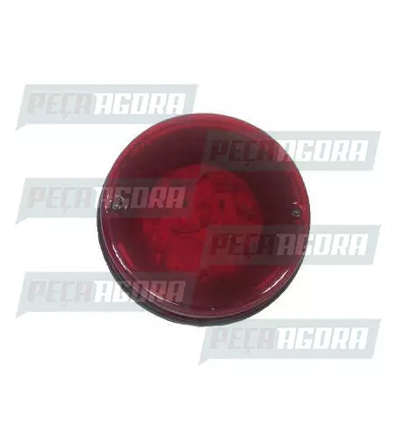 LANTERNA TRASEIRA RANDON COM 10 LEDS 24V VERM.125MM - M SUL (452992)
