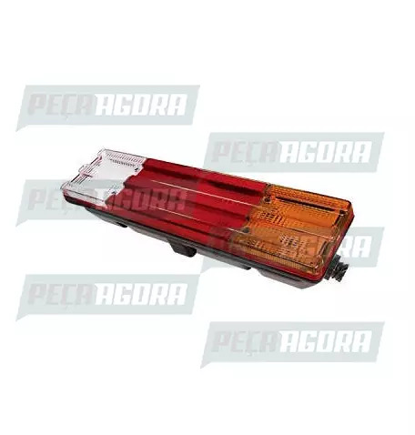 LANTERNA TRASEIRA MERCEDES BENZ CAMINHAO 88... CONECTOR 7 VIAS COM VIGIA REFORCA