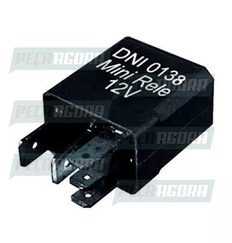 RELE MINI AUXILIAR MERCEDES BENZ 5 TERMINAIS SEM SUPORTE 30/20A 12V DNI 0138 (44