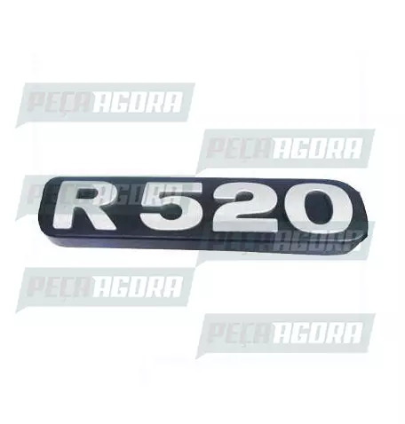 EMBLEMA PLASTICO GRADE CROMADO PARA SCANIA MODERNO ''R520'' (452306)
