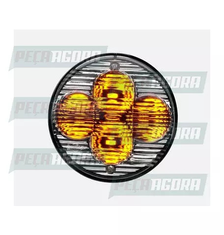 LANTERNA DIANTEIRA DIRECIONAL 4 LEDS REDONDO 24V CR 2093 (452831)