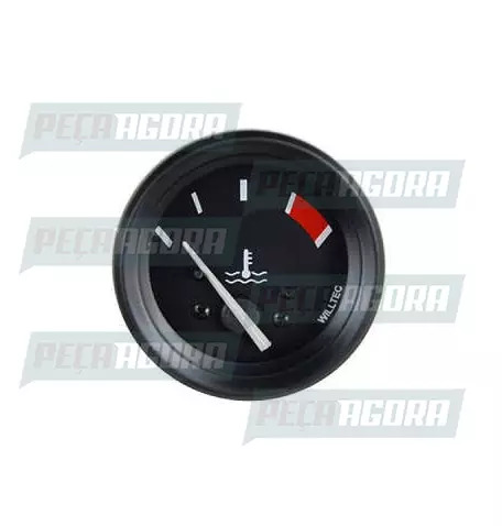 RELOGIO FORD/VOLKSWAGEN TERMOMETRO ELETRICO AGUA 40-120 GRAUS 12V 60MM PT (TJG91