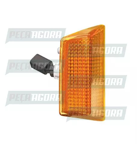LANTERNA SETA VOLVO FH 2004... DIREITO  AMARELA COM SOQUETE ACRILICO - PRADOLUX 