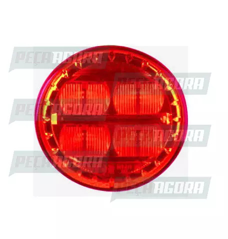 LANTERNA TRASEIRA MASCARELLO COM 04 LEDS NEBLINA BIVOLT COM PRISIONEIRO VM BRASL