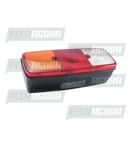 LANTERNA TRASEIRA MERCEDES BENZ 1313 COM VIGIA TRICOLOR PRADOLUX PL0516 (454023)