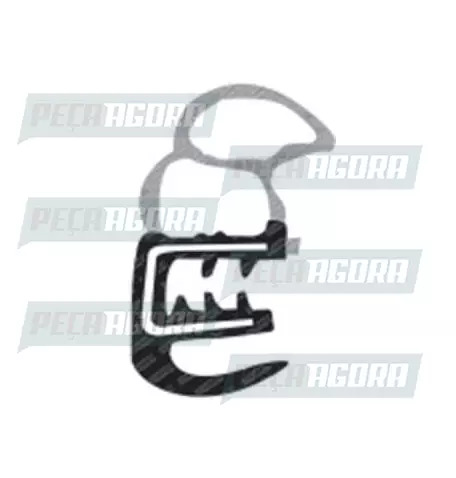 BORRACHA PORTA VOLVO CAMINHAO 93...98 UNIFLEX (8125211.)