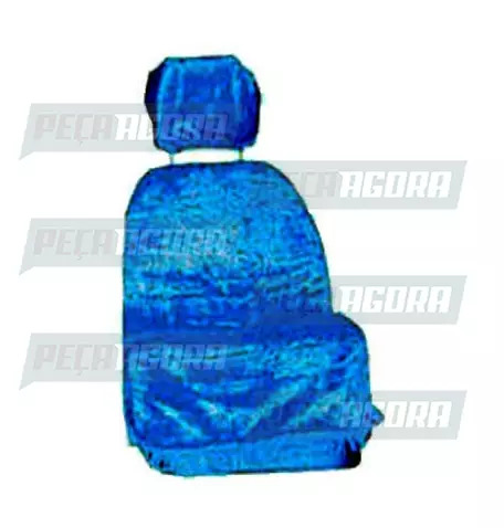 CAPA PELUCIA CHINIL BANCO C/LOOGO MB 608D/708 GAUCHA AZUL (446268)