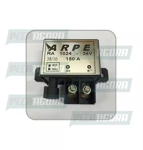 RELE BLOQUEIA PARTIDA ALARMES COM SUPORTE 24V CONTATO NA DE 150A (PICO) ARPE (99