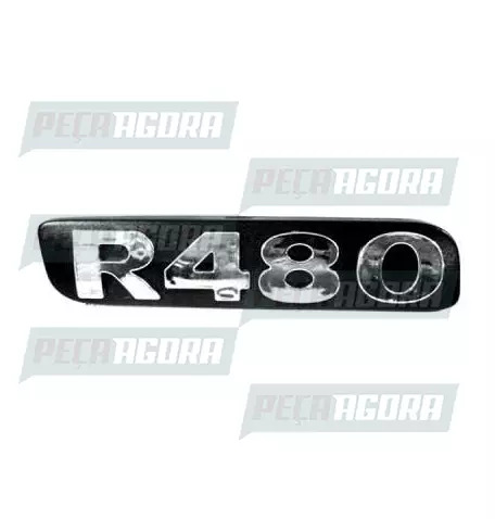 EMBLEMA PLASTICO GRADE CINZA PARA SCANIA SERIE 5 ''R480'' (448153)