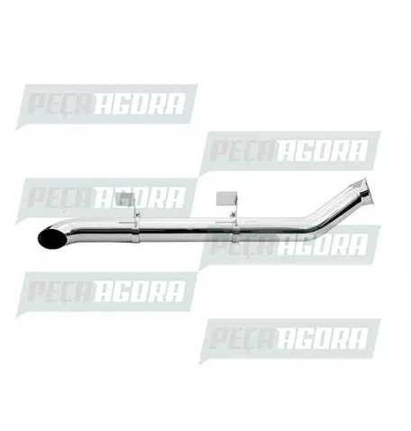 TUBO ESCAPAMENTO DIREITO 5'' MAN TGX 2017... 1750MM (KIT ESCAPAMENTO CROMADO) TB
