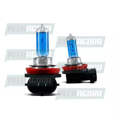PAR LAMPADA IMPORTADA H-11 12V 055W SUPER BRANCA (PAR) MULTILASER (453479)
