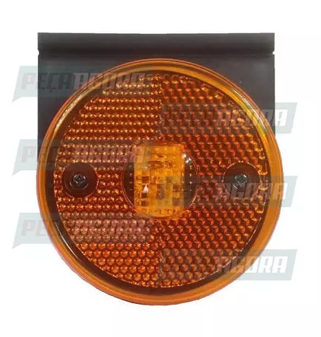 LANTERNA LATERAL CARRETA 2000 LED COM SUPORTE COM CONECTOR BIVOLT AM  - M SUL (4