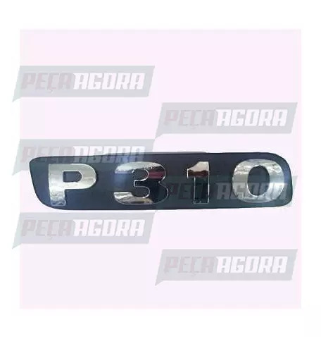 EMBLEMA PLASTICO GRADE CROMADO PARA SCANIA SERIE 5 ''P310'' (448130)