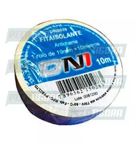 FITA ISOLANTE DNI ESPECIAL 10 MTS. PVC BRANCA (448890)