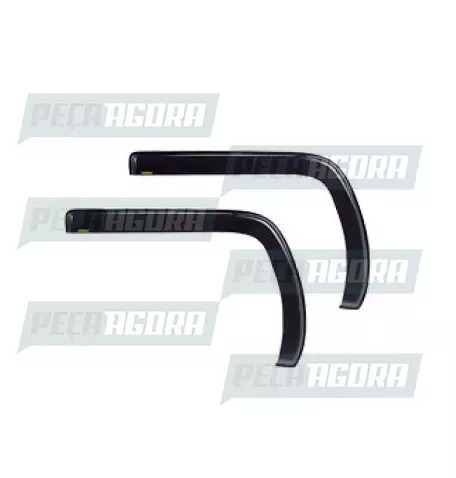 PAR PAR CALHA CHUVA VOLKSWAGEN DELIVERY 2018... INJETADA FABBOF (458082)