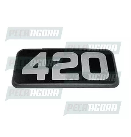 EMBLEMA ACRILICO FRONTAL ORIGINAL VOLVO''420'' (449786)