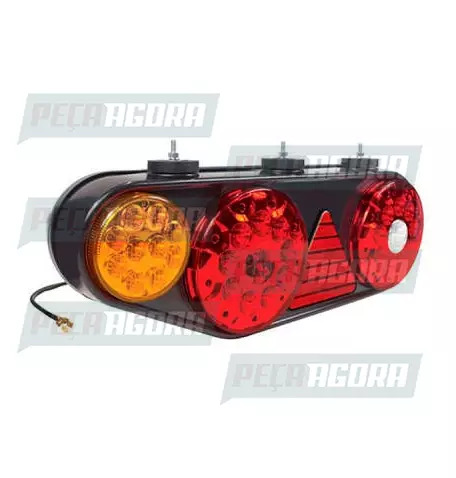LANTERNA TRASEIRA KIT NOMA COM LED TRIANGULO ESQUERDO  PRADOLUX PL2104 (447640)