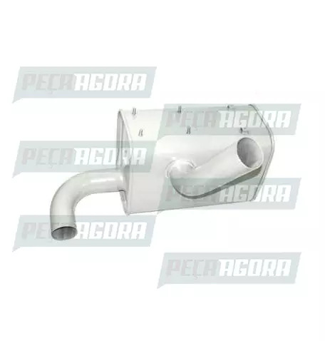 SILENCIOSO MERCEDES BENZ 2423B ELETRON 4 SAIDA VERTICAL (6934907701)