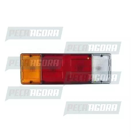 LANTERNA TRASEIRA PARA IVECO EUROTECH COM CHICOTE 5 VIAS ANTIGO ESQUERDO PRADOLU