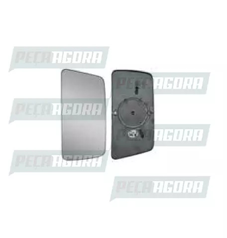 VIDRO ESPELHO MB ACTROS CONVEXO COM DESEMBACADOR COM BASE PRINCIPAL ESQUERDO (00