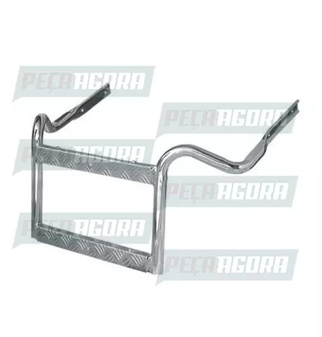 ESTRIBO PLATAFORMA VOLVO FH/FM/NH CROMADO CAIXA BATERIA FABBOF (8156803.)