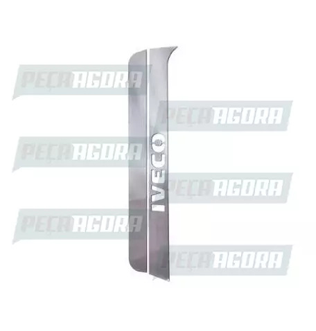 PAR ACABAMENTO COLUNA PORTA PARA IVECO ESCOVADO INOX AMIL (454620)