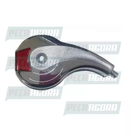 CALOTINHA CROMADA PLASTICA COM REFLETOR ACRILICO VM ESQUERDO RODOAR (452317)