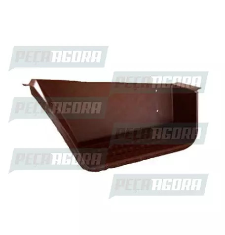 REVESTIMENTO ESTRIBO MERCEDES BENZ 709/710/712 DIREITO  MARROM CPM (6886867228M)