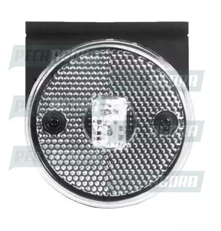 LANTERNA LATERAL CARRETA 2000 LED COM SUPORTE COM CONECTOR BIVOLT CR - M SUL (45