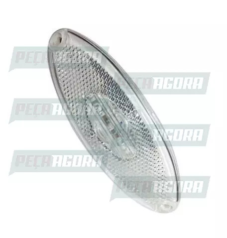 LANTERNA LATERAL ECLIPSE OVAL LED 12V COM FIO CR 2041 SINALSUL (FORA DE LINHA.)