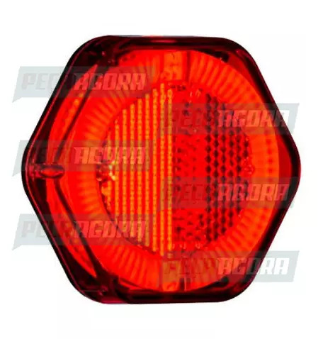 LANTERNA LATERAL CARRETA UNIVERSAL SAIDA FIOS BIVOLT LED VM - 2052VM SINALSUL (4