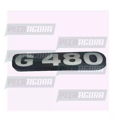 EMBLEMA PLASTICO GRADE CINZA PARA SCANIA SERIE 5 ''G480'' (448151)