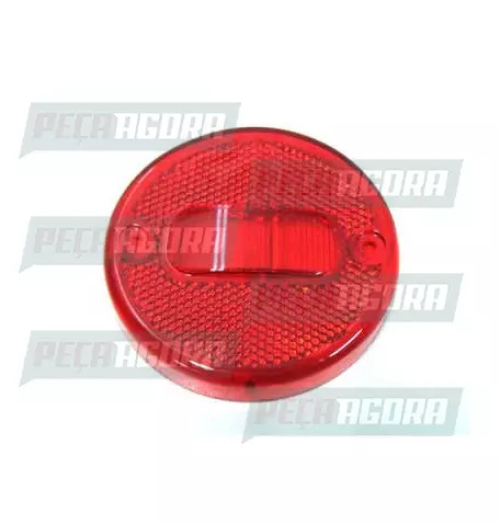 LENTE LATERAL GUERRA REDONDA - VERMELHA (PL05650003)