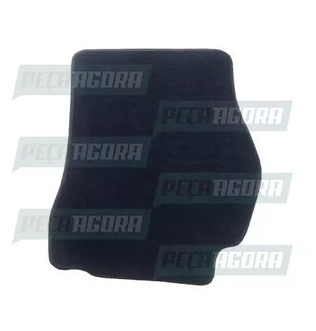 TAPETE CARPETE ORIGINAL MODELADO C/LOGO SC CARONA PRETO PREMIUM (459423)