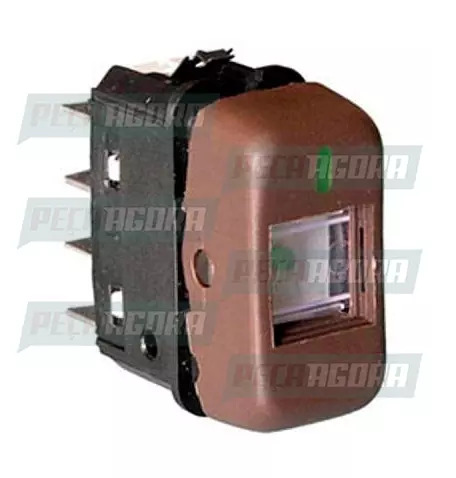 INTERRUPTOR TECLA MERCEDES BENZ HPN 12V MARROM VENTILADOR DIRETEC (6885458414.)