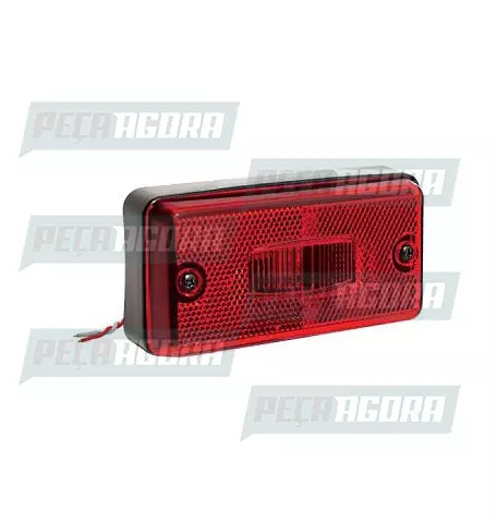 LANTERNA LATERAL FACCHINI RETANGULAR COM CABOS - VM PL0606 PRADOLUX (454695)