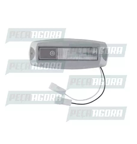 LANTERNA INTERNA BAU 3 LEDS SOBREPOR BIVOLT CR BRASLUX (443105)