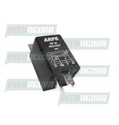 RELE PISCA UNIVERSAL ALTA POTENCIA ALUMINIO 04 TERMINAIS 24V 600W ARPE (38854480